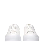 Givenchy White Leather Low Top Sneakers - Eljoys Fashion 