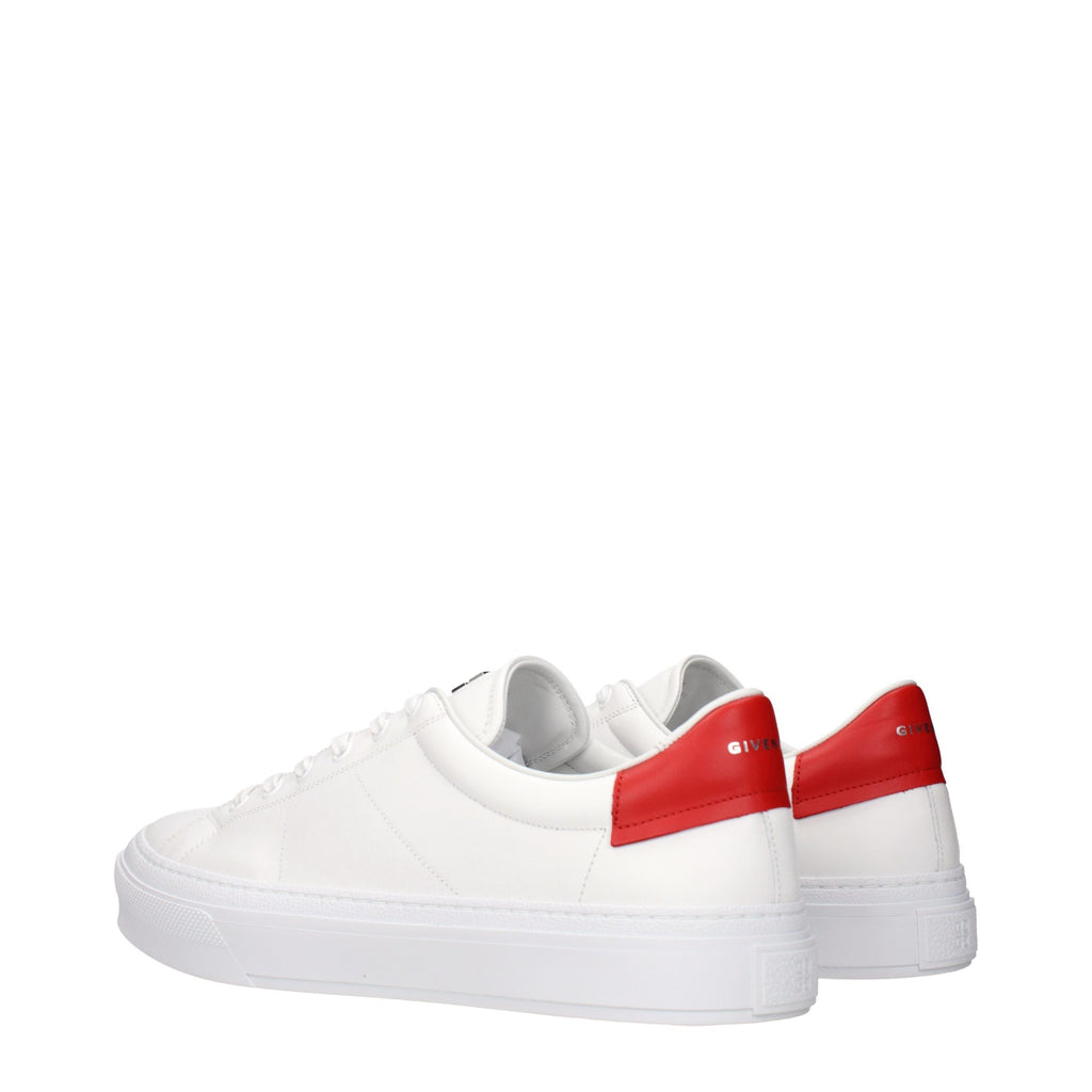 Givenchy White Leather Low Top Sneakers - Eljoys Fashion 