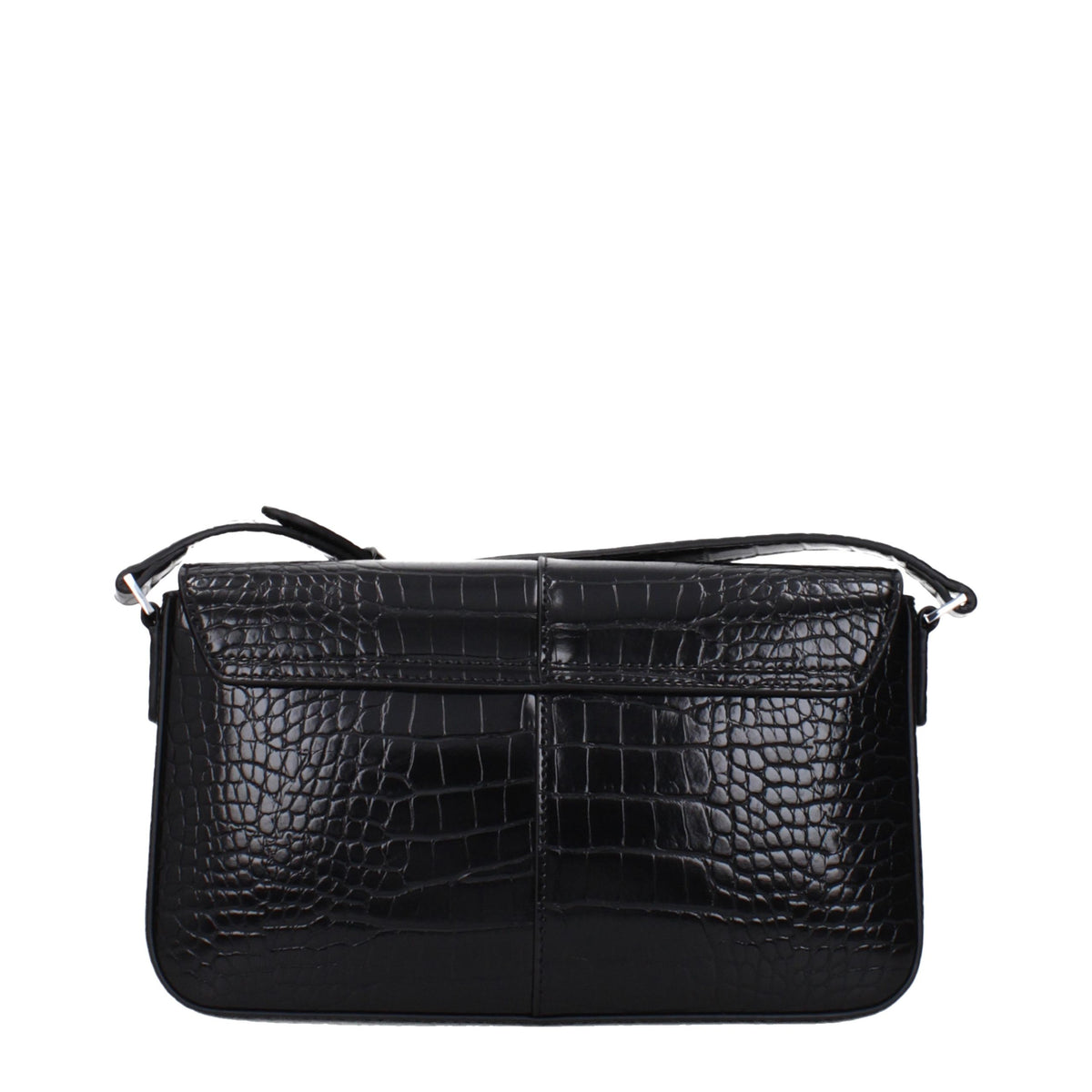 Karl Lagerfeld Black Polyethylene Shoulder Bag - Eljoys Fashion 