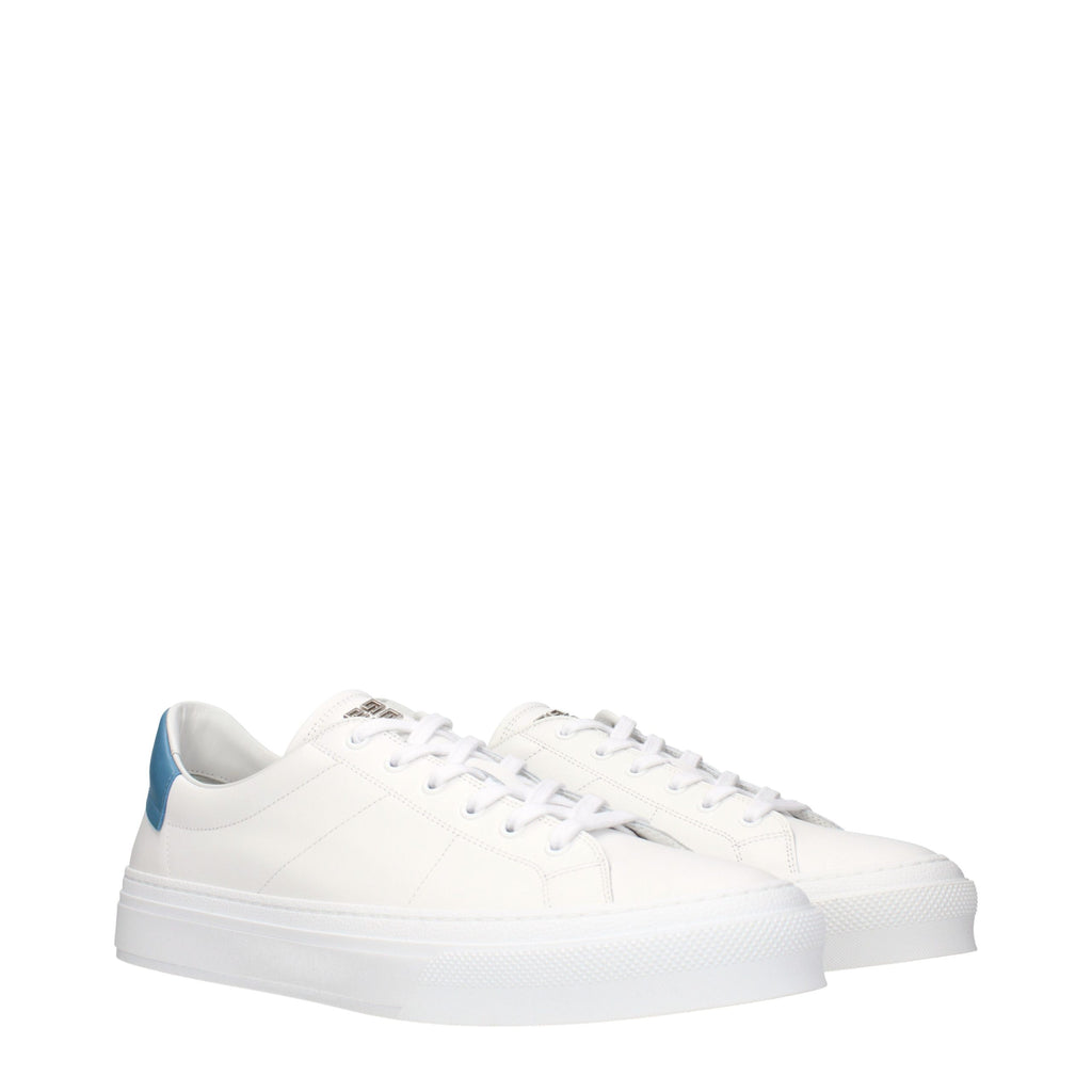 Givenchy White Leather Low Top Sneakers - Eljoys Fashion 