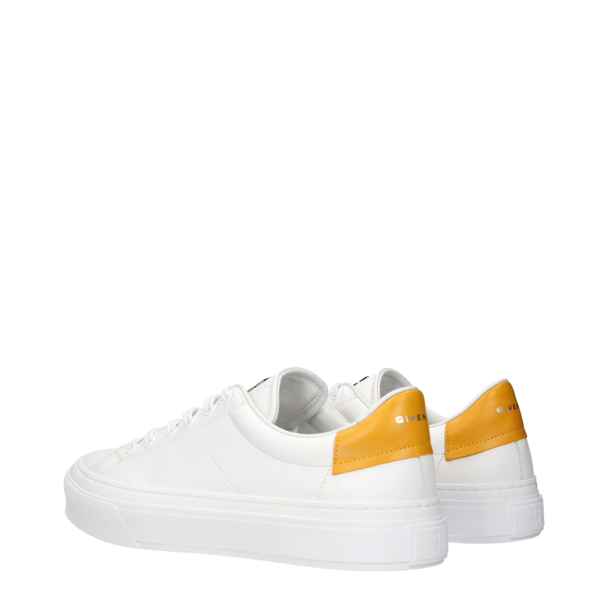 Givenchy White Leather Low Top Sneakers - Eljoys Fashion 