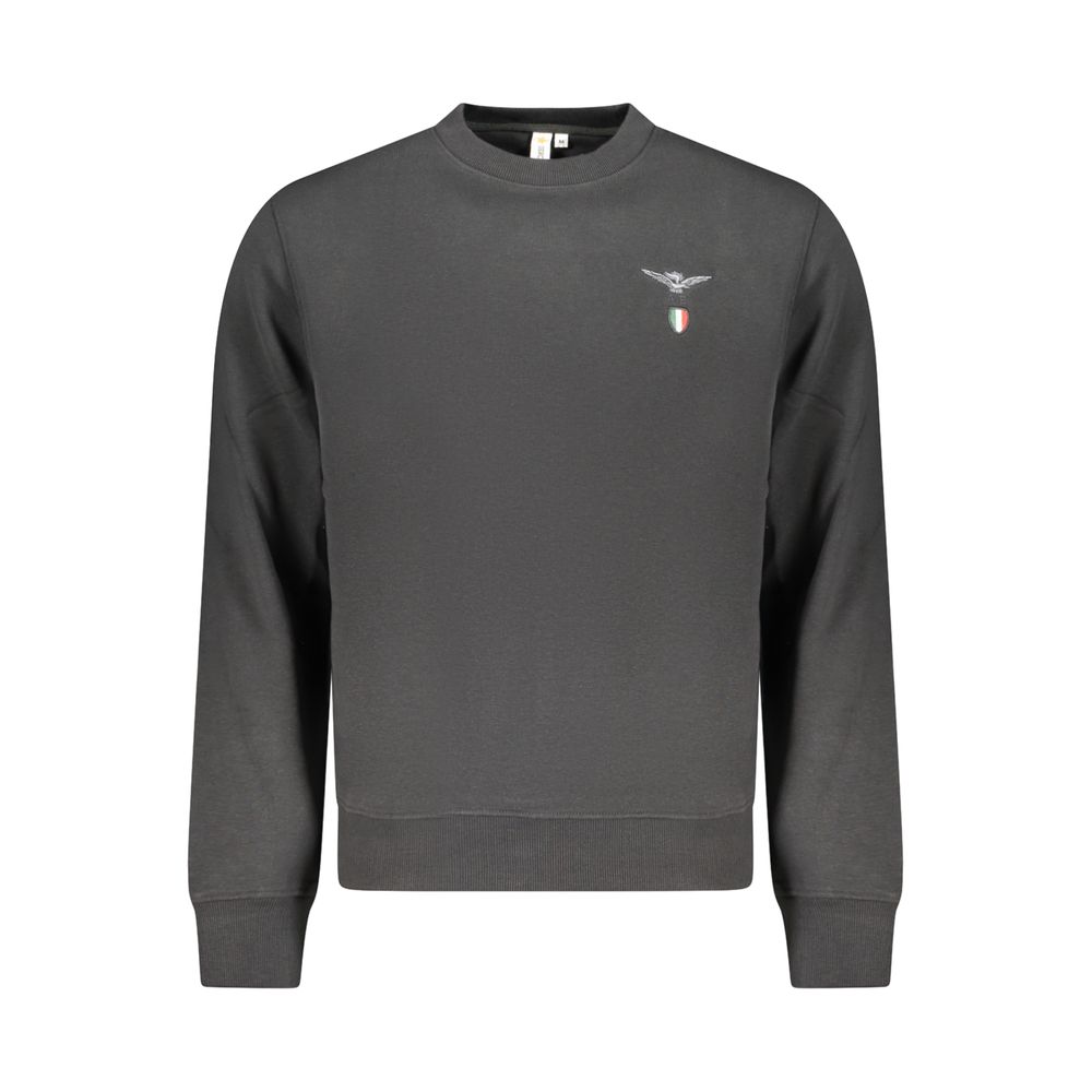 Accademia Militare Black Cotton Men's Sweatshirt - Eljoys Fashion 