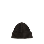 Prada Brown Wool Oves Aries Beanie - Eljoys Fashion 