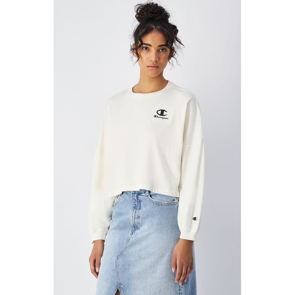 Champion Natural Cotton Long Sleeve T-Shirt - Eljoys Fashion 