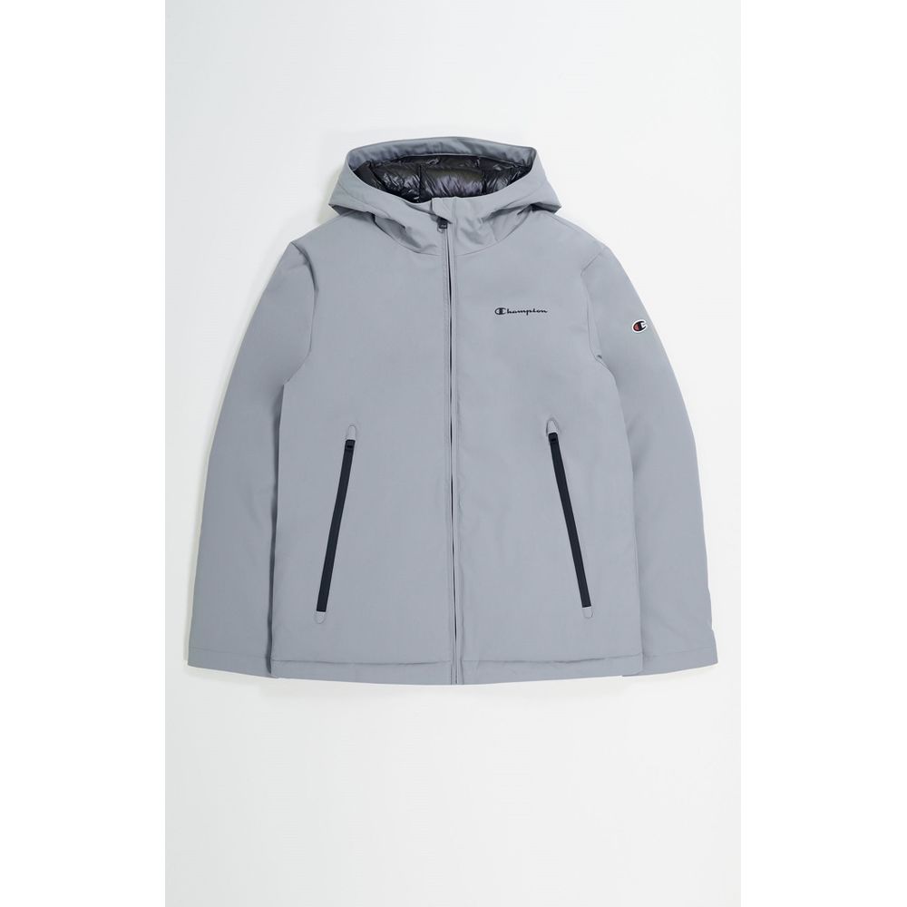 Champion Gray Polyamide Parka - Eljoys Fashion 