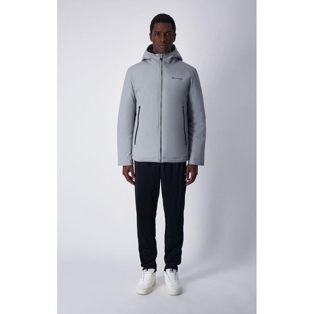Champion Gray Polyamide Parka - Eljoys Fashion 