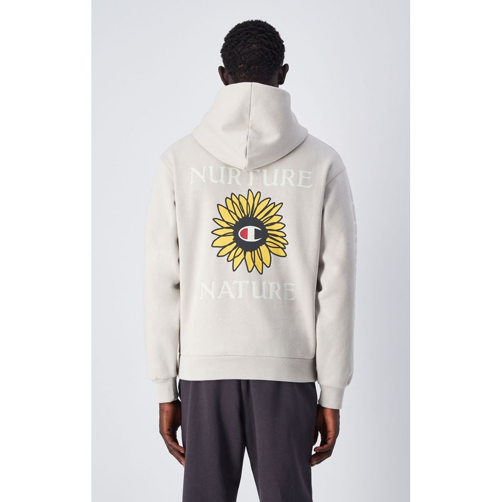 Champion Silver Cotton Sweatshirt - Eljoys Fashion 