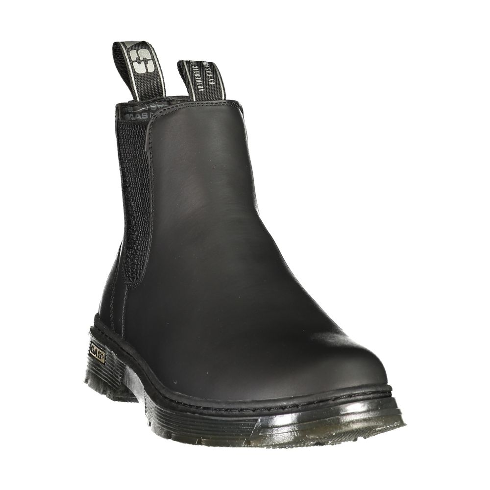 Gas Black Polyurethane Women's Bootie - Eljoys Fashion 