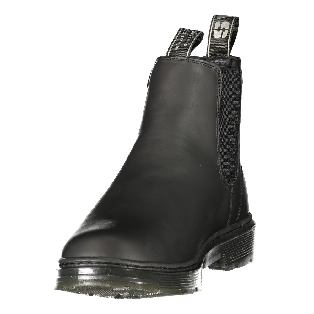 Gas Black Polyurethane Women's Bootie - Eljoys Fashion 