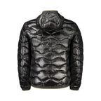 Blauer Black Polyamide Men's Jacket - Eljoys Fashion 