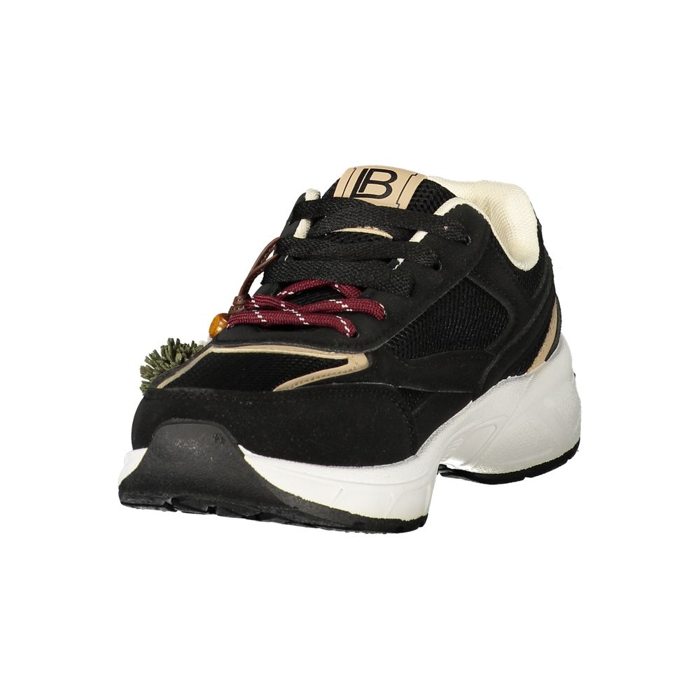 Laura Biagiotti Nero Polyurethane Women's Sneaker - Eljoys Fashion 