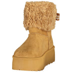 Laura Biagiotti Brown Polyurethane Women's Ankle Boot - Eljoys Fashion 