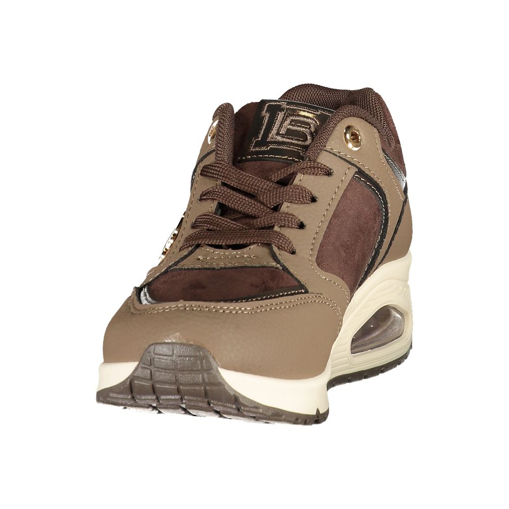 Laura Biagiotti Brown Polyurethane Women's Sneaker - Eljoys Fashion 