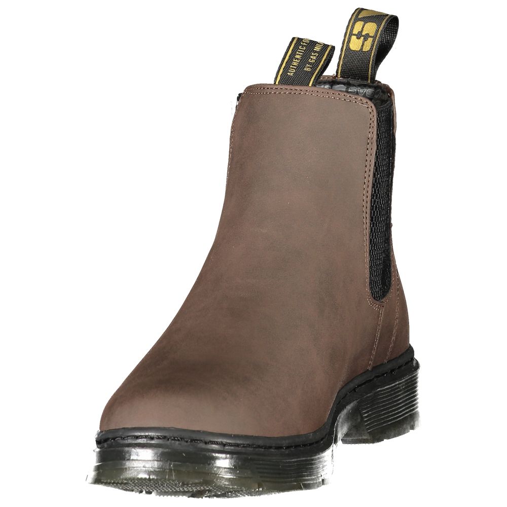Gas Brown Polyurethane Women's Boot - Eljoys Fashion 