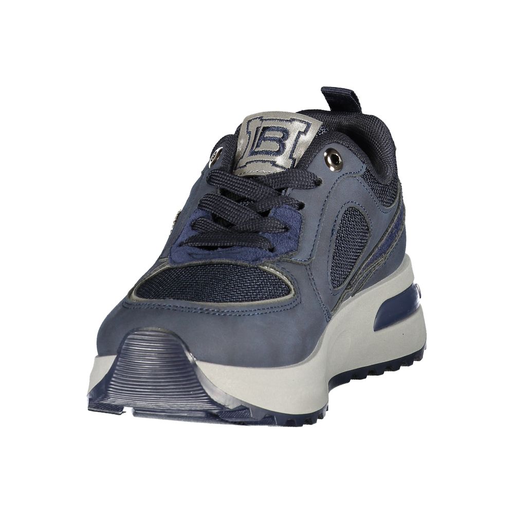 Laura Biagiotti Blue Polyurethane Women's Sneaker - Eljoys Fashion 