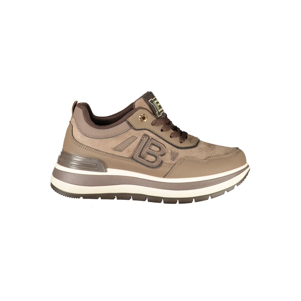Laura Biagiotti Brown Polyurethane Women's Sneaker - Eljoys Fashion 