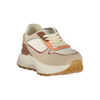 Laura Biagiotti Beige Polyurethane Women's Sneaker - Eljoys Fashion 