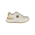 Laura Biagiotti White Polyurethane Women Sneaker - Eljoys Fashion 