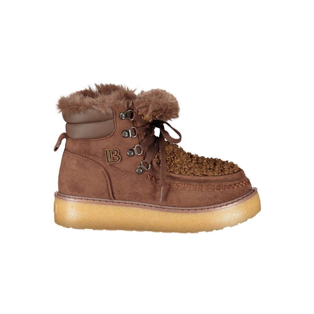 Laura Biagiotti Brown Polyurethane Womens Boot - Eljoys Fashion 