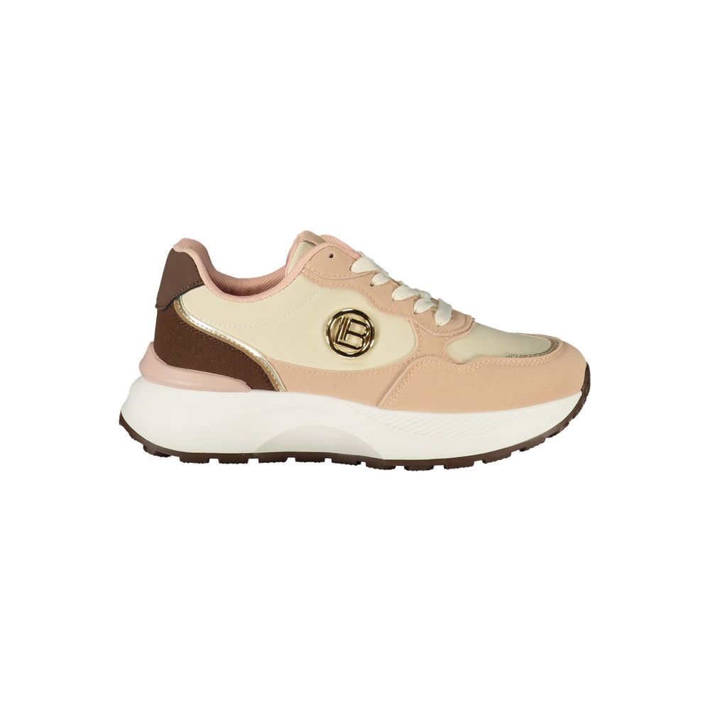 Laura Biagiotti Pink Polyester Women's Sneaker - Eljoys Fashion 