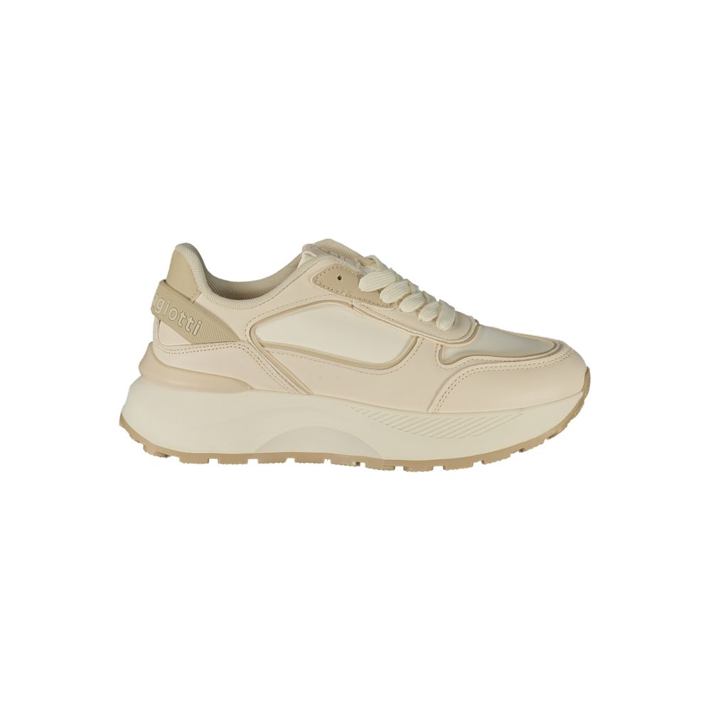 Laura Biagiotti Bianco Polyurethane Womens Sneaker - Eljoys Fashion 