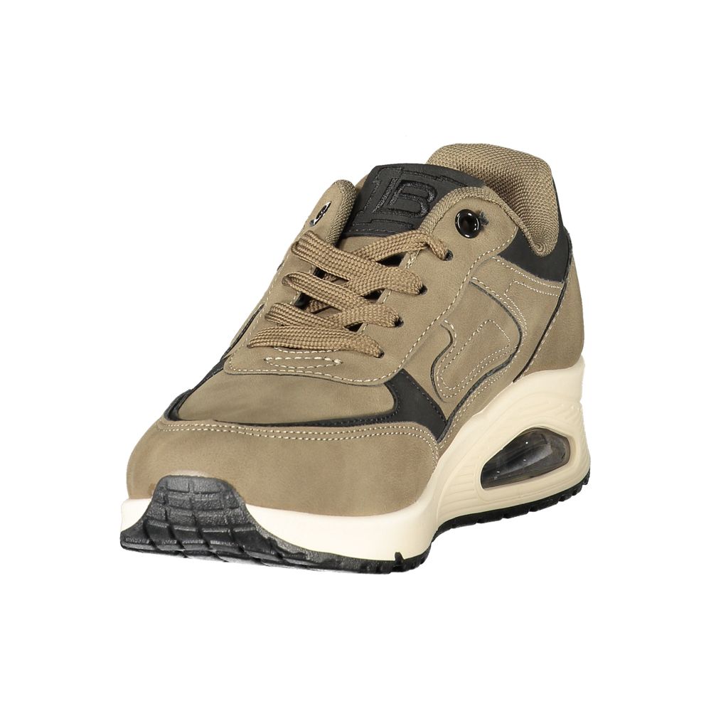 Laura Biagiotti Gray Polyurethane Women's Sneaker - Eljoys Fashion 