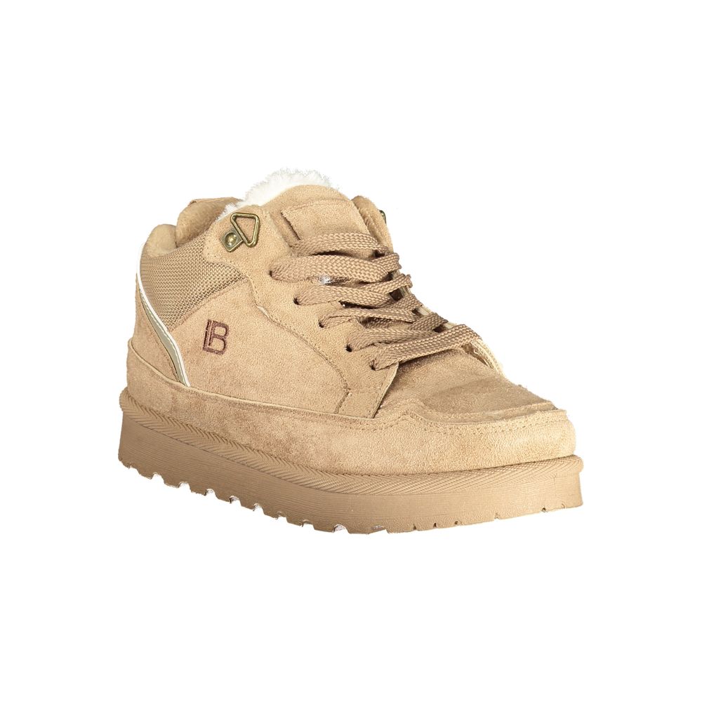 Laura Biagiotti Brown Polyurethane Women's Sneaker - Eljoys Fashion 
