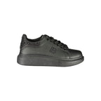 Laura Biagiotti Black Polyurethane Women's Sneaker - Eljoys Fashion 