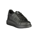 Laura Biagiotti Black Polyurethane Women's Sneaker - Eljoys Fashion 