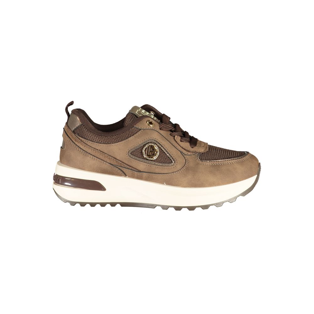 Laura Biagiotti Brown Polyurethane Women's Sneaker - Eljoys Fashion 