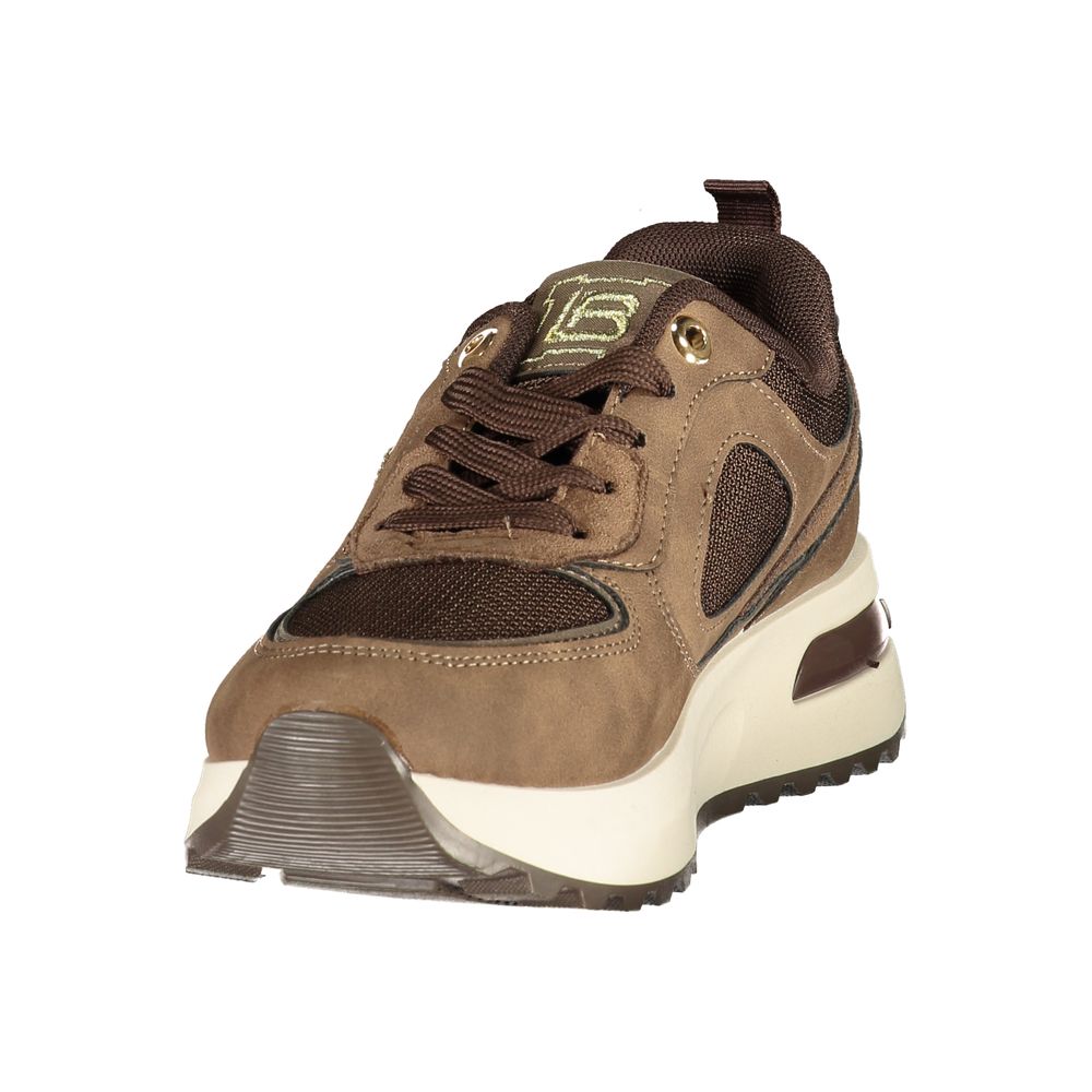 Laura Biagiotti Brown Polyurethane Women's Sneaker - Eljoys Fashion 