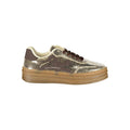 Laura Biagiotti Gold Polyurethane Women's Sneaker - Eljoys Fashion 