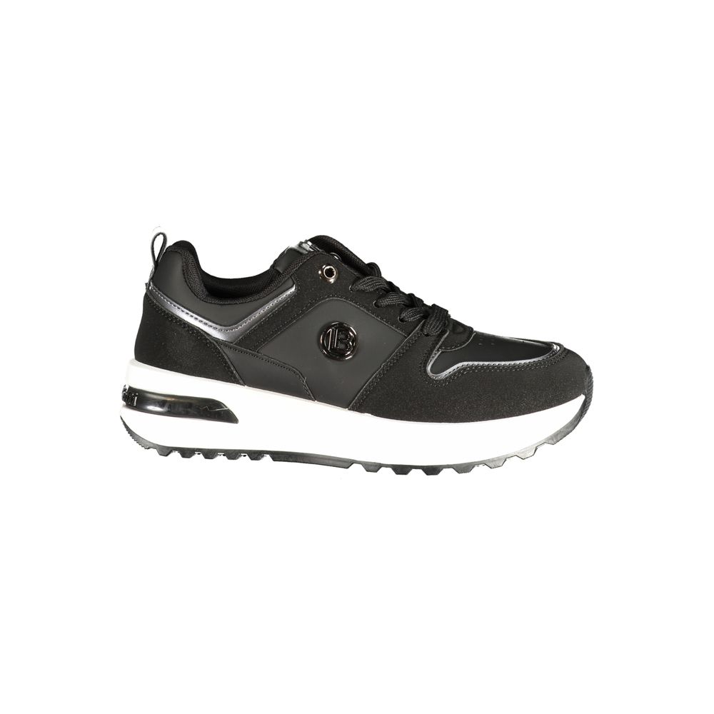 Laura Biagiotti Black Polyurethane Women's Sneaker - Eljoys Fashion 