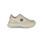 Laura Biagiotti Beige Polyurethane Female Sneaker - Eljoys Fashion 