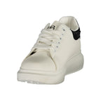 Laura Biagiotti White Polyurethane Women Sneaker - Eljoys Fashion 