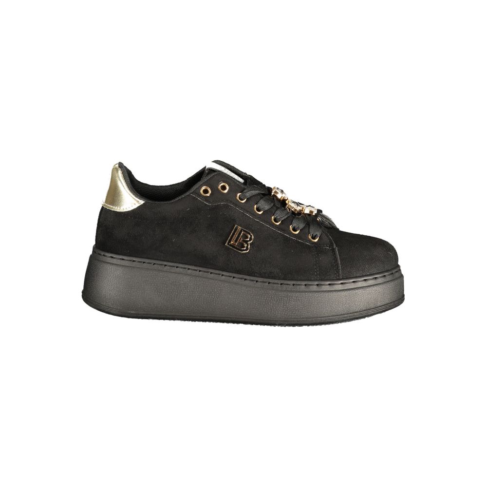 Laura Biagiotti Nero Polyurethane Women's Sneaker - Eljoys Fashion 
