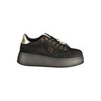 Laura Biagiotti Nero Polyurethane Women's Sneaker - Eljoys Fashion 