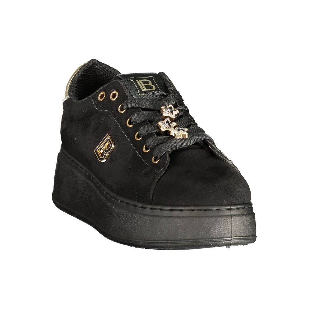 Laura Biagiotti Nero Polyurethane Women's Sneaker - Eljoys Fashion 