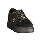 Laura Biagiotti Nero Polyurethane Women's Sneaker - Eljoys Fashion 