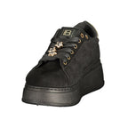 Laura Biagiotti Nero Polyurethane Women's Sneaker - Eljoys Fashion 
