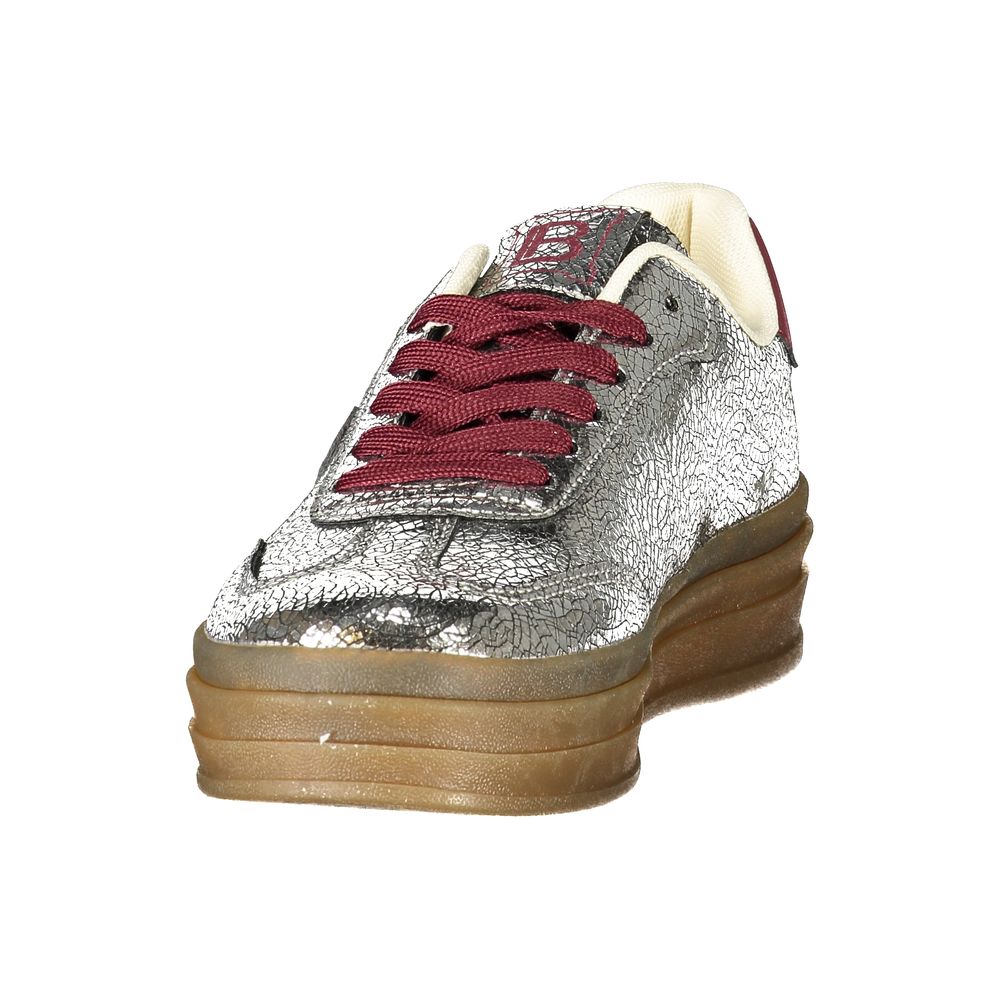 Laura Biagiotti Argento Poliuretano Donna Sneaker - Eljoys Fashion 
