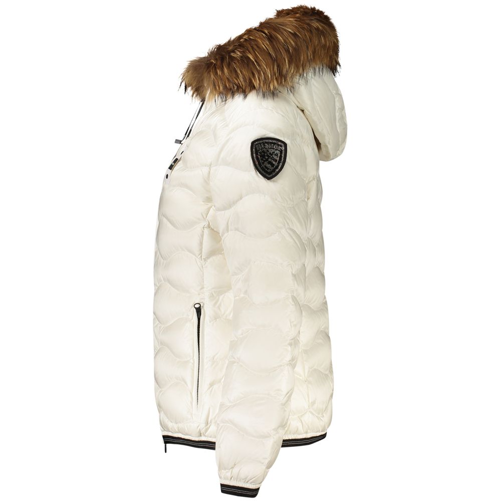 Blauer Bianco Poliammide Donna Jacket - Eljoys Fashion 