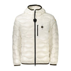 Blauer White Polyamide Men's Jacket - Eljoys Fashion 