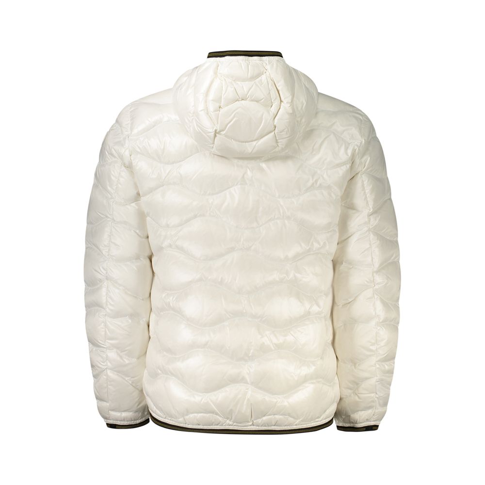 Blauer White Polyamide Men's Jacket - Eljoys Fashion 