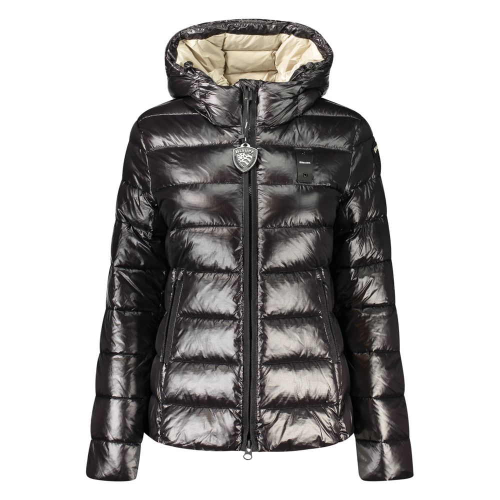 Blauer Black Poliammide Women Jacket - Eljoys Fashion 