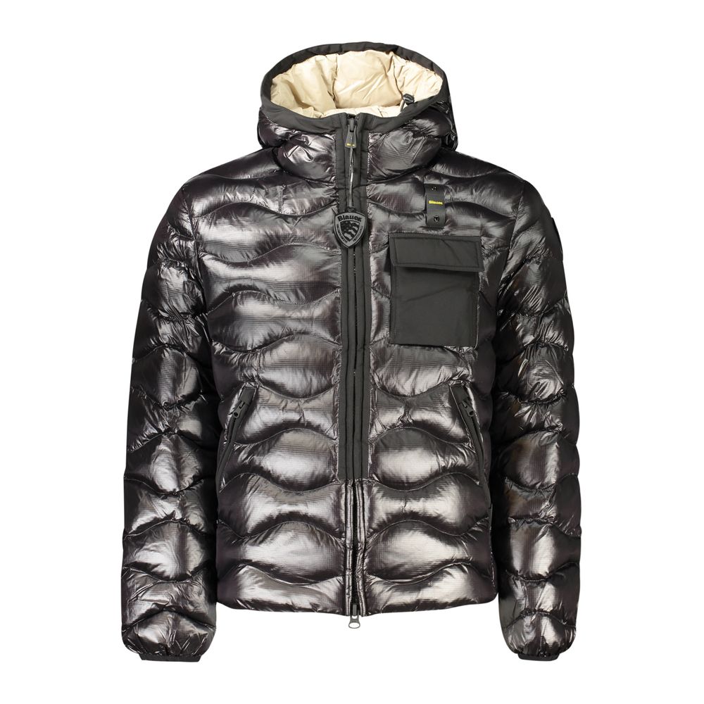 Blauer Black Poliammide Men's Jacket
