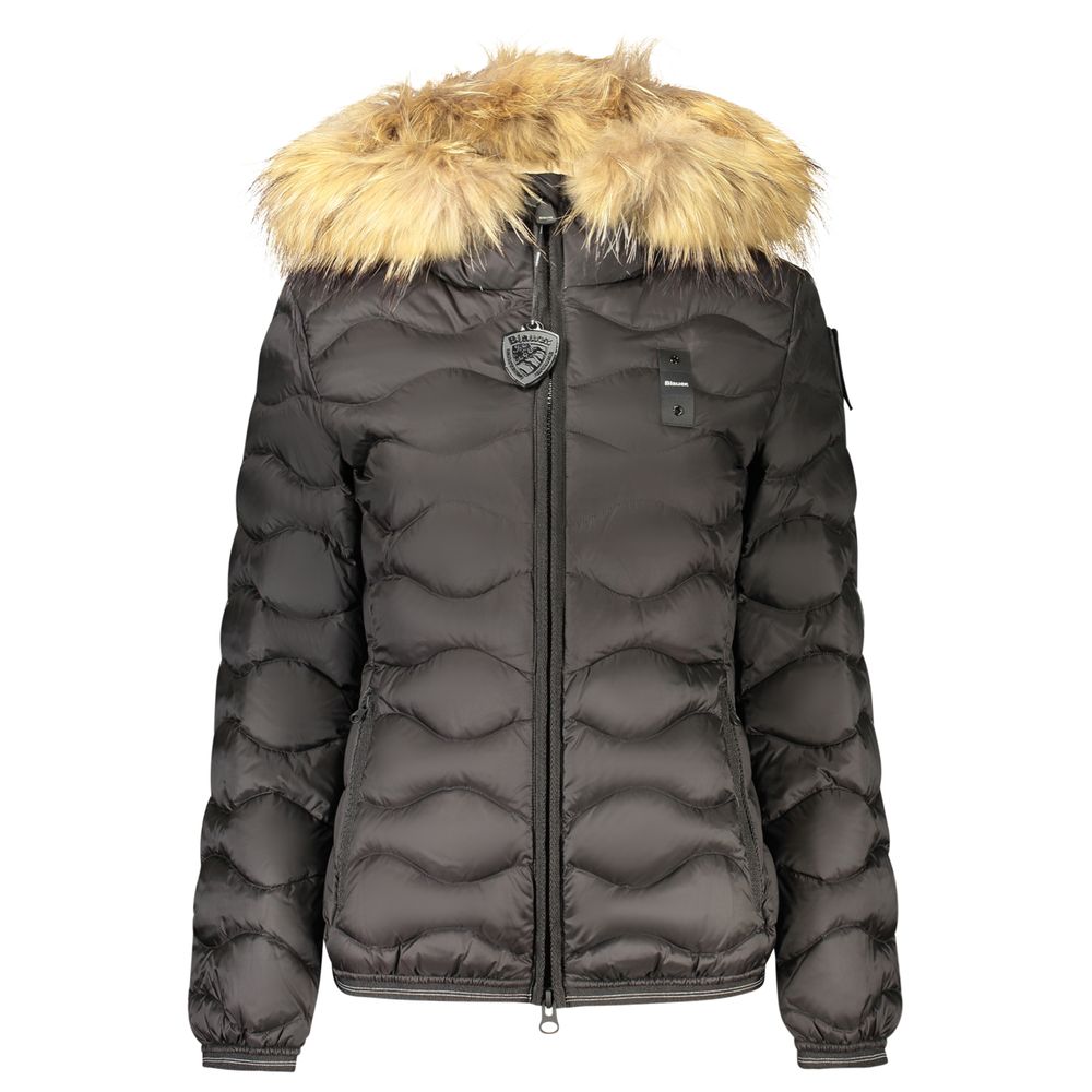 Blauer Black Polyamide Women's Jacket - Eljoys Fashion 