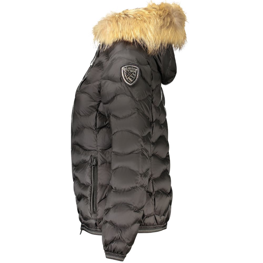 Blauer Black Polyamide Women's Jacket - Eljoys Fashion 
