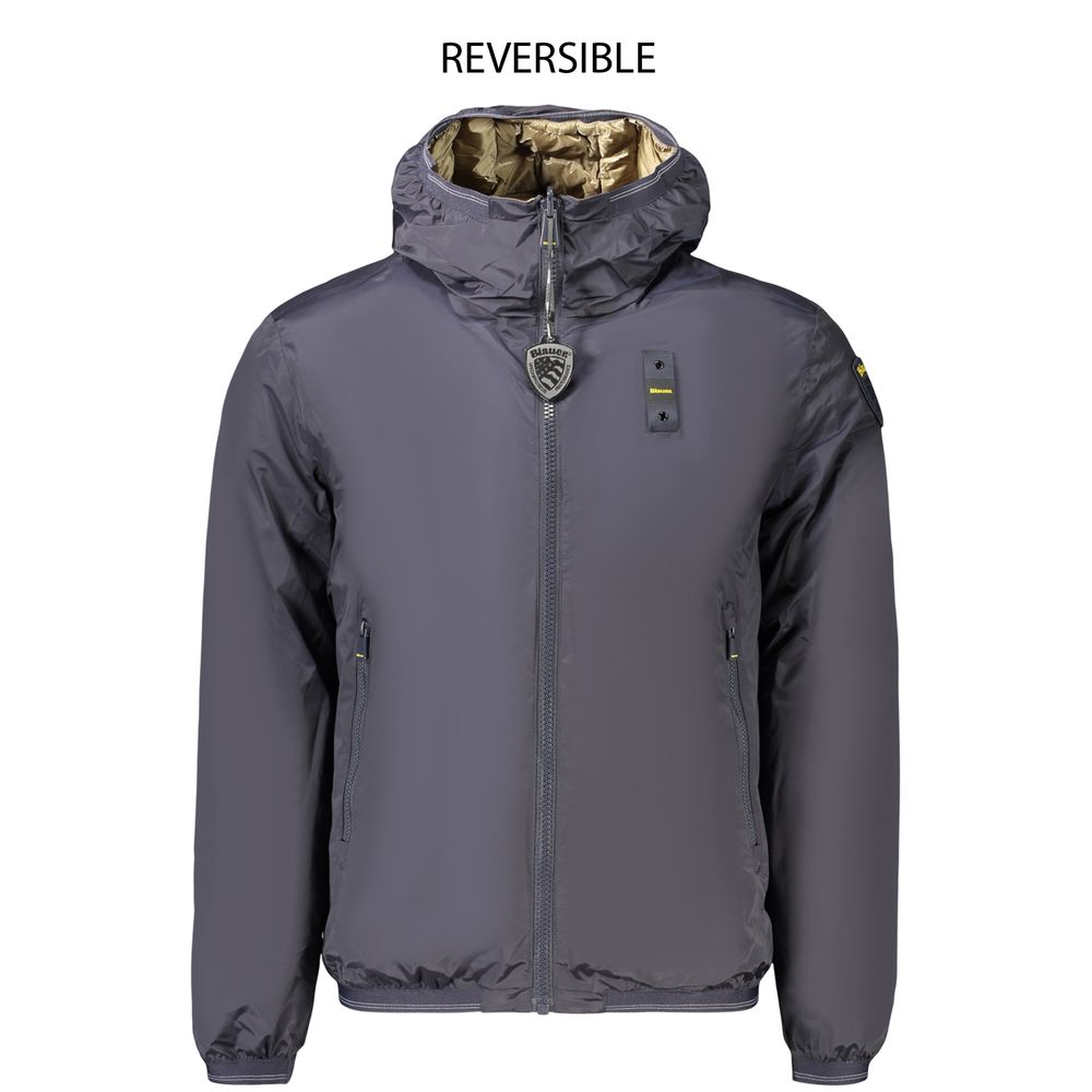 Blauer Blue Polyamide Men's Jacket