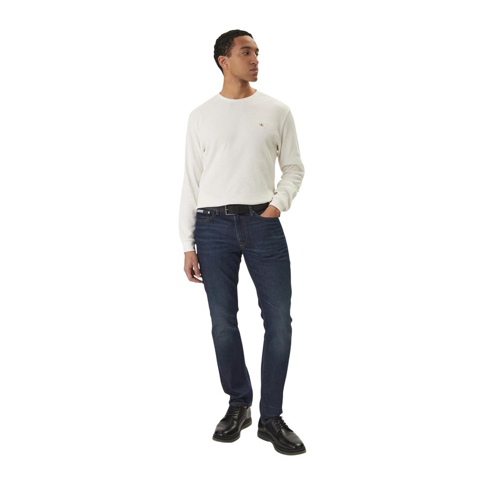 Calvin Klein Jeans Beige Cotton Long Sleeve T-Shirt - Eljoys Fashion 